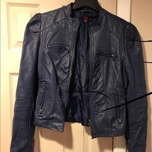 fashion jacket navy blue